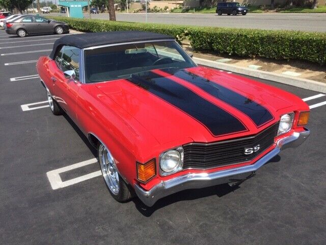 1972 Chevelle Convertible big block 572 5-speed manual transmission 1972 Chevrolet Chevelle