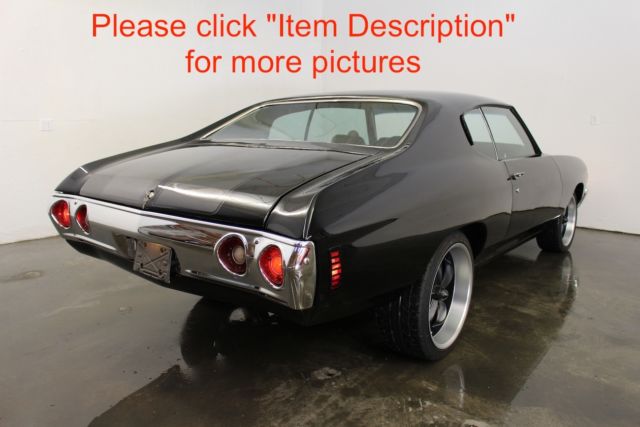 1972 Chevrolet Chevelle crate 350 auto disc brakes power steering buckets - photo 6