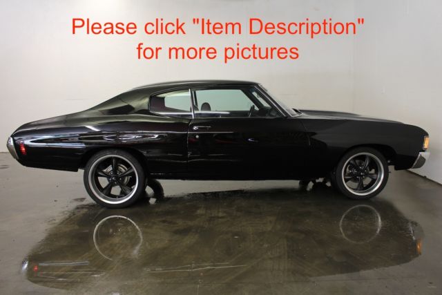 1972 Chevrolet Chevelle crate 350 auto disc brakes power steering buckets - photo 7