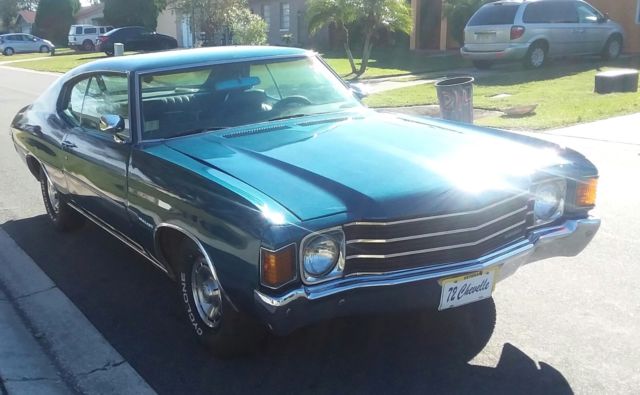 1972 Chevelle Malibu 1 owner car Solid Driving Oshawa Built !No Reserve!! 1972 Chevrolet Chevelle Malibu