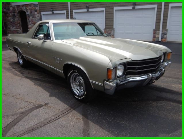 1972 Cheverolet EL Camino Numbers Matching 19k Miles Chevy RARE LIKE NEW 1972 Chevrolet El Camino