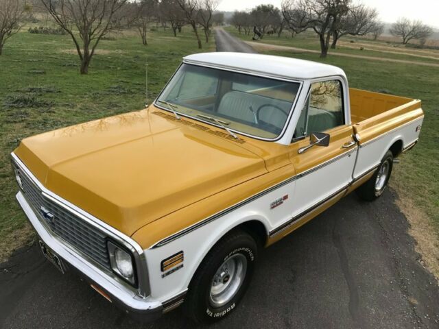 1972 Chevrolet 1/2-Ton Pickup SUPER CHEYENNE BB 400 AC PS PB 15136 Miles Goldwoo 1972 Chevrolet Other Pickups SUPER CHEYENNE BB 400 AC PS PB