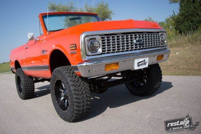 1972 Chevrolet Blazer 0 Hugger Orange SUV LS1 V8 Automatic Overdrive Transmissi 1972 Chevrolet Blazer --