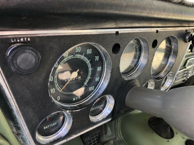 1972 Chevrolet Blazer Factory AC + Original SPID + Med Olive/Parchment - photo 10