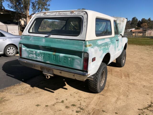 1972 Chevrolet Blazer Factory AC + Original SPID + Med Olive/Parchment - photo 2