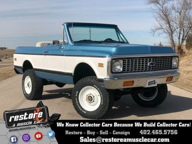 1972 Chevrolet Blazer K5 0 Astro Blue SUV 5.3L Vortec V8 3 Speed Automatic 1972 Chevrolet Blazer K5