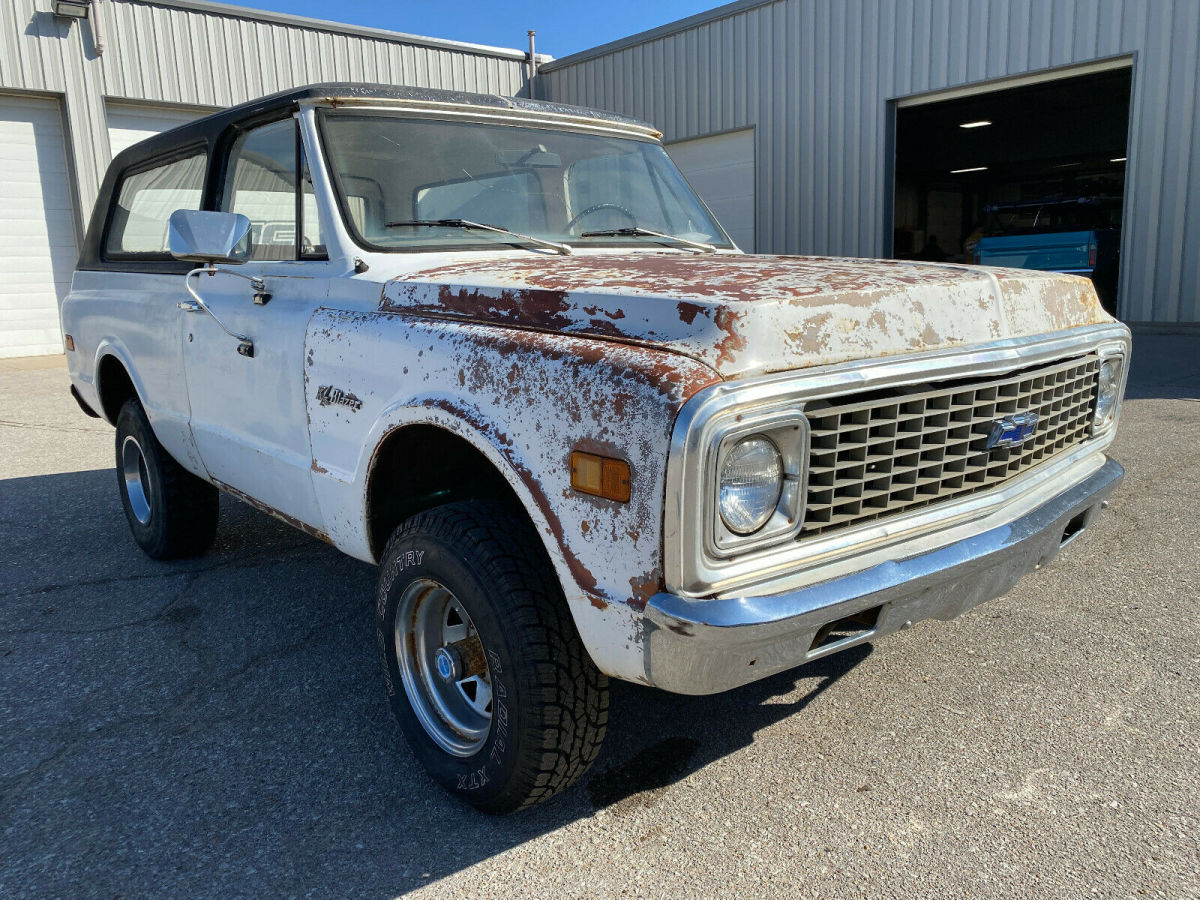 1972 Chevrolet Blazer K5 4x4, 350ci - Auto, Removable Top, White - photo 2