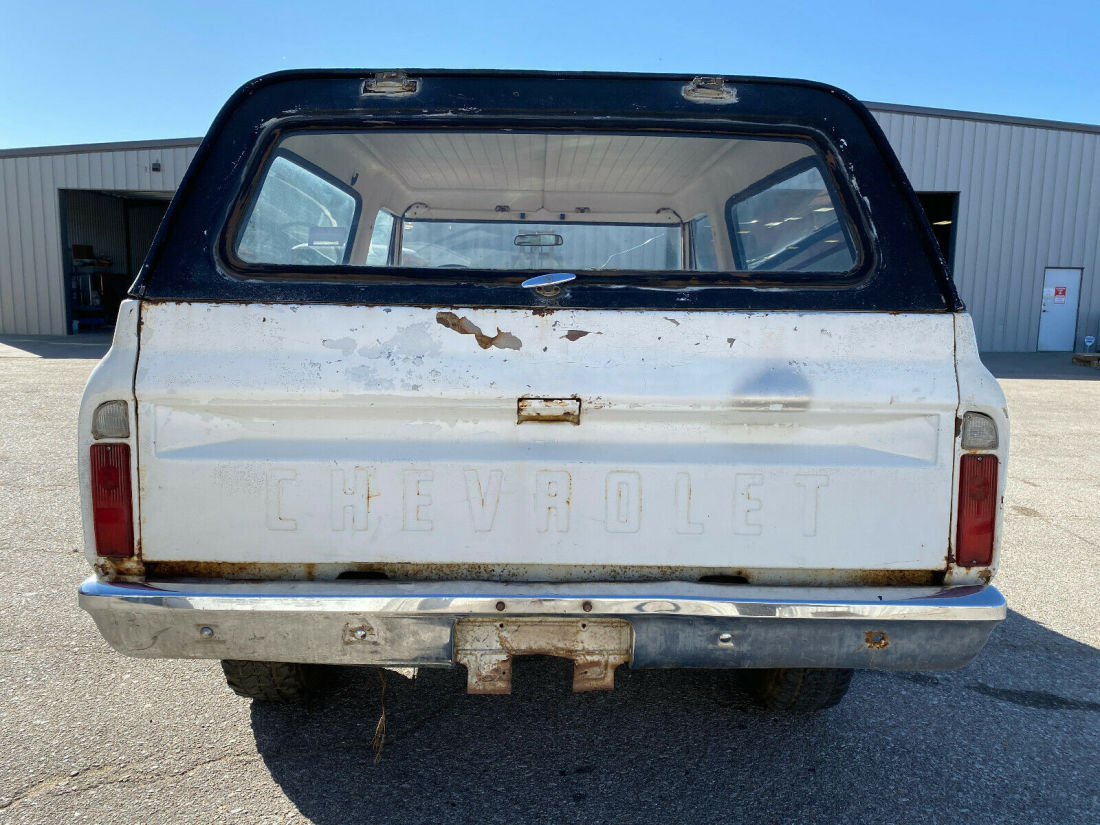 1972 Chevrolet Blazer K5 4x4, 350ci - Auto, Removable Top, White - photo 4