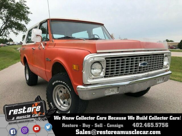 1972 Chevrolet Blazer K5 Cheyenne, Orange, 350ci, 4 Speed, Wyoming Truck