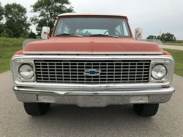 1972 Chevrolet Blazer K5 Cheyenne, Orange, 350ci, 4 Speed, Wyoming Truck - photo 2