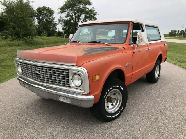 1972 Chevrolet Blazer K5 Cheyenne, Orange, 350ci, 4 Speed, Wyoming Truck - photo 3