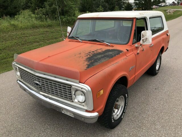 1972 Chevrolet Blazer K5 Cheyenne, Orange, 350ci, 4 Speed, Wyoming Truck - photo 4