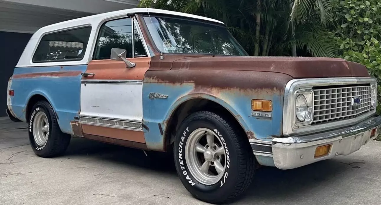 1972 Chevrolet Blazer SUV Blue k5 1972 Chevrolet Blazer k5