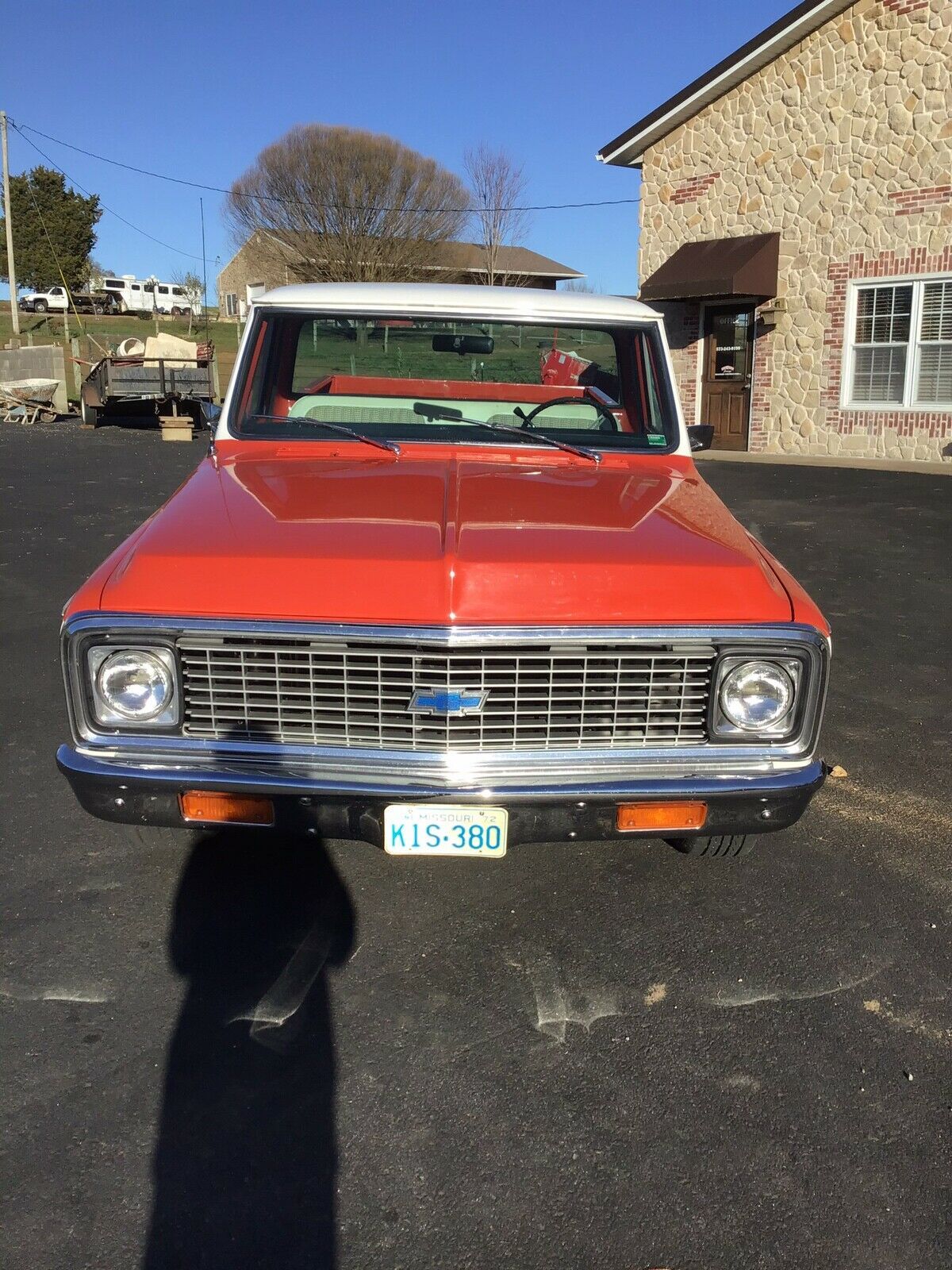 1972 Chevrolet C-10 Pickup Orange RWD Automatic 1972 Chevrolet C-10