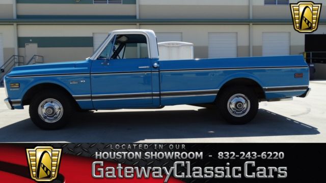1972 Chevrolet C10 0 Blue Truck 350 CID V8 5-Speed Manual 1972 Chevrolet C-10