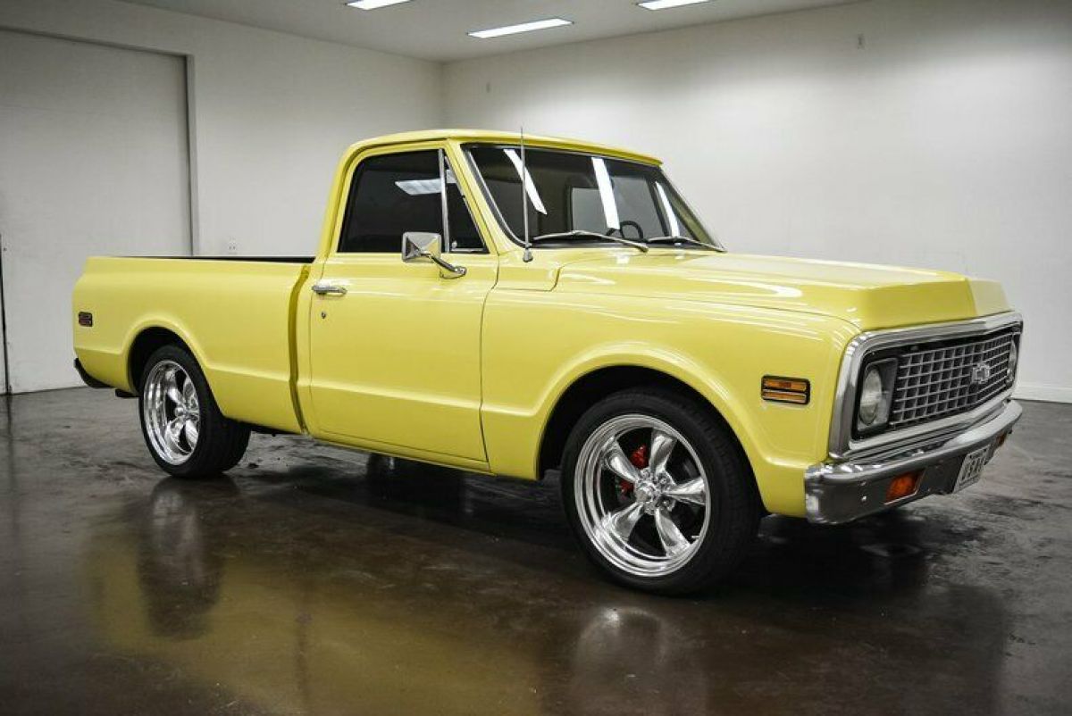 1972 Chevrolet C10 2308 Miles Yellow Pickup Truck 350 Chevrolet V8 Turbo 350 1972 Chevrolet C-10