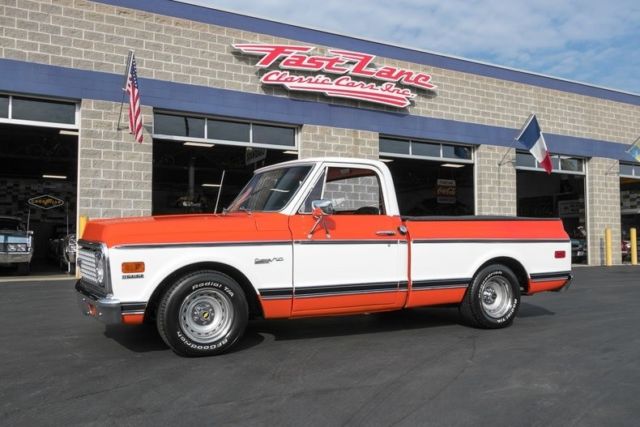 1972 Chevrolet C10 Big Block Deluxe Bucket Seat Interior Short Bed 1972 Chevrolet C-10