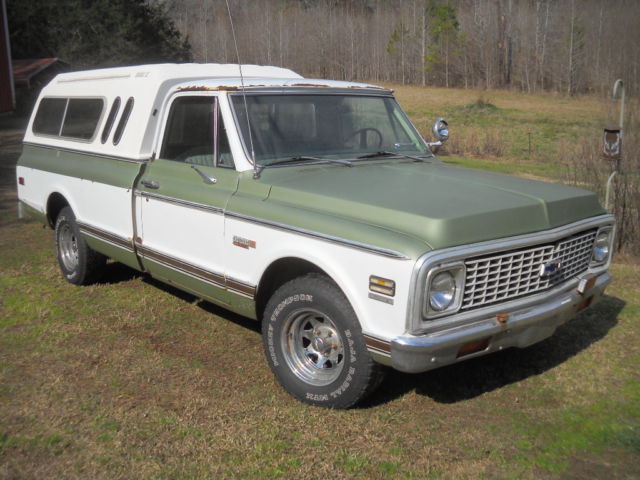 1972 Chevrolet C10 Cheyenne Super pickup with factory air conditioned cab 1972 Chevrolet C-10 Cheyenne Super