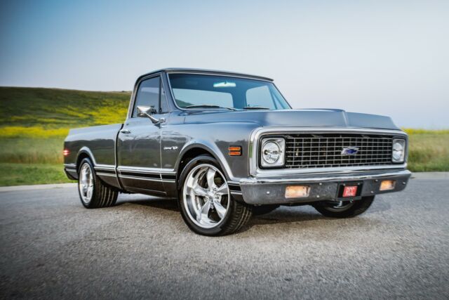 1972 Chevrolet C10 Custom California Truck Fully Restored 4,579 Miles Gray Aut 1972 Chevrolet C-10 Custom California Truck Fully Restored