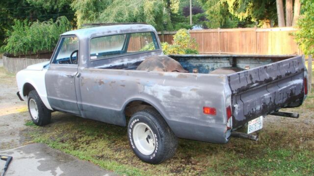1972 Chevrolet C10 LONGBED AUTOMATIC-PROJECT -NO MOTOR/TRANNY-1967 NOSE-AS-IS 1972 Chevrolet C-10 Cheyenne Super