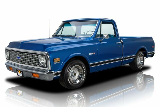 1972 Chevrolet C10 Pickup Truck Metallic Blue Pickup Truck 350 V8 3 Speed Automa 1972 Chevrolet C-10 Pickup Truck