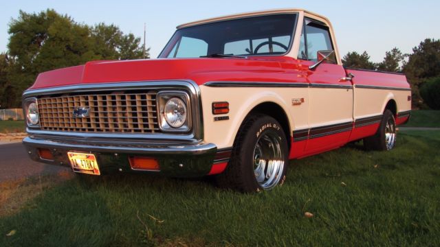 1972 Chevrolet C10 Super Cheyenne Factory Big Block, AC, Tilt, Tach !!Clean!! 1972 Chevrolet C-10 Super Cheyenne