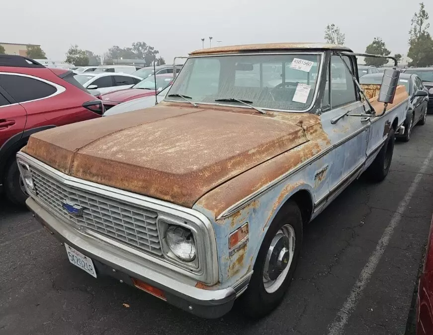 1972 Chevrolet C/K Pickup 1500 2WD Reg Cab 133.6" Work Truck