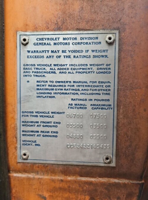 1972 Chevrolet C/K Pickup 1500 2WD Reg Cab 133.6" Work Truck - photo 6