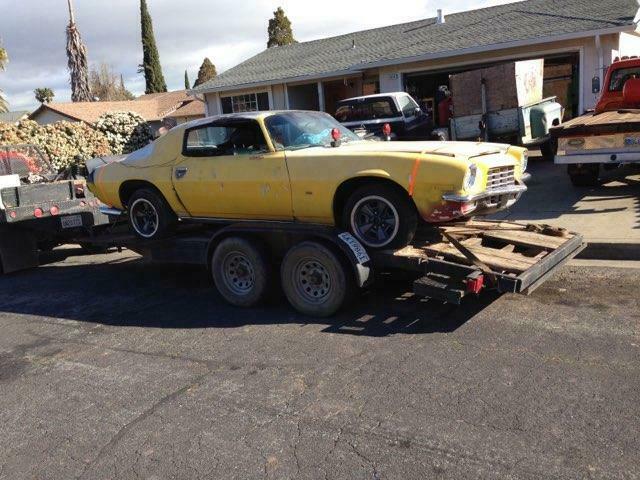1972 Chevrolet Camaro complete car tilt wheel floor shifter rally wheels 1972 Chevrolet Camaro --