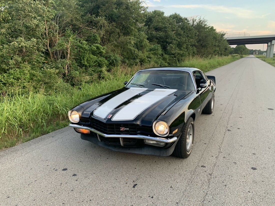 1972 Chevrolet Camaro Z 28 Sportscar Black RWD Manual 1972 Chevrolet Camaro Z 28 Z28
