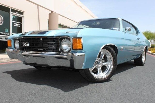 1972 Chevrolet Chevelle 699 Miles Ascot Blue Coupe 454 cu. in. 7.4 L Automatic 1972 Chevrolet Chevelle --