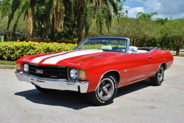 1972 Chevrolet Chevelle Convertible SS Tribute 350 V8 Bucket Seats PS PB 1972 Chevrolet Chevelle Convertible SS Tribute 350 V8 Bucket Seats PS PB