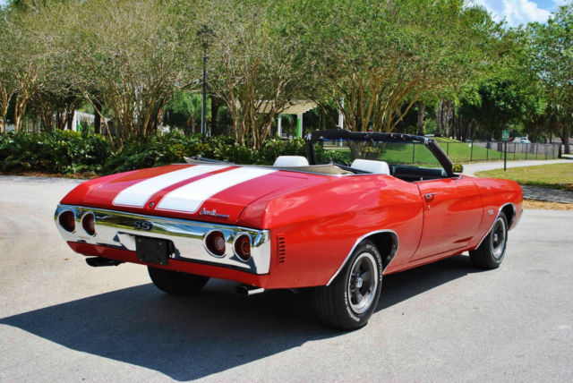1972 Chevrolet Chevelle Convertible SS Tribute 350 V8 Bucket Seats PS PB - photo 4
