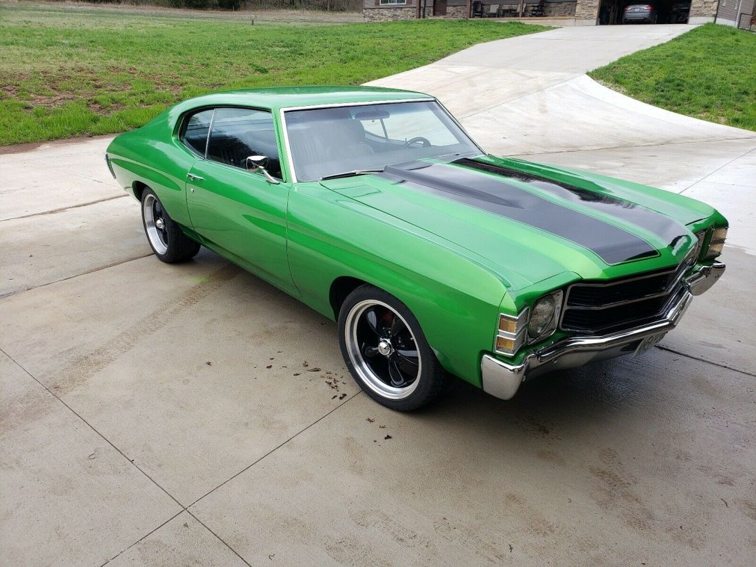 1972 Chevrolet Chevelle Sportscar Green RWD Automatic 1972 Chevrolet Chevelle