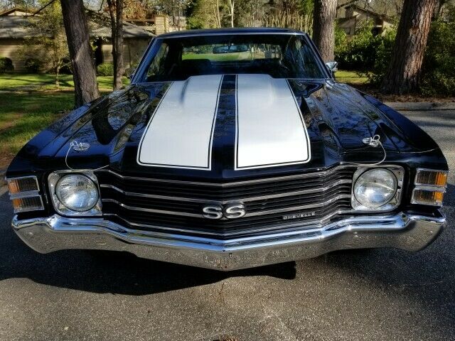1972 CHEVROLET CHEVELLE SS ~ 454 w/ 2800 mls 4-speed ~ BLACK / BLACK ~ BY OWNER 1972 Chevrolet Chevelle SS