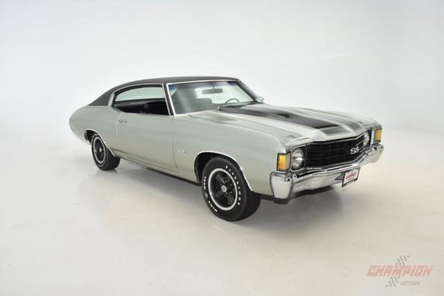 1972 Chevrolet Chevelle SS 60,114 Miles Silver Coupe Manual 1972 Chevrolet Chevelle --