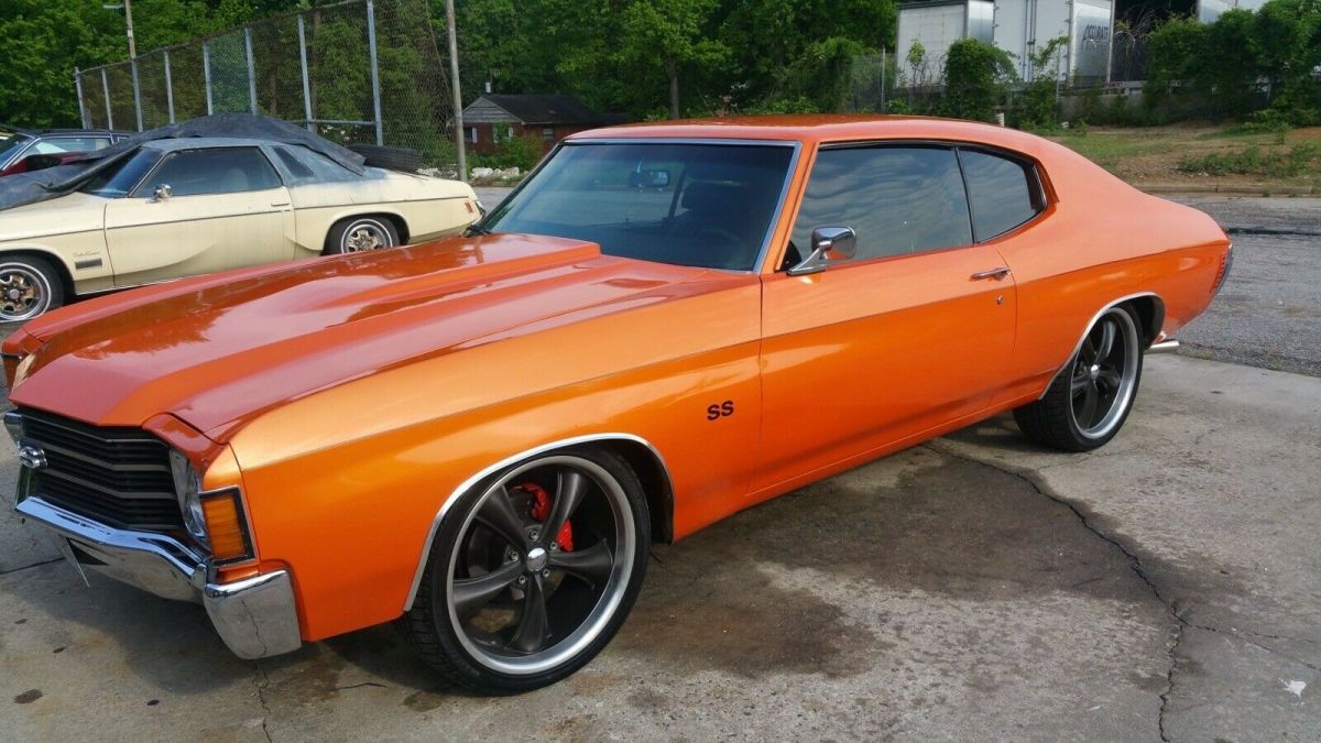 1972 Chevrolet Chevelle SS Clone Very Sharp in Lamborghin Orange! 355 V8 Auto 1972 Chevrolet Chevelle