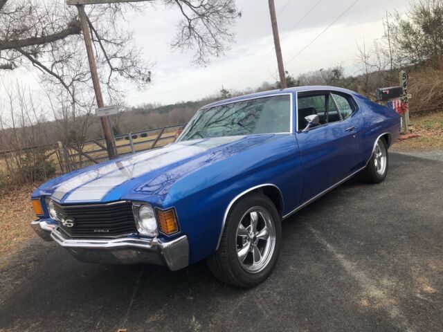 1972 Chevrolet Chevelle, Viper Blue with 120 Miles available now! 1972 Chevrolet Chevelle -FRAME OFF RESTORED 2017-SS GAUGES-AIR CONDITIONIN