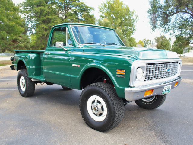 1972 Chevrolet Cheyenne* Rare 1/755 Longbed 4X4 Stepside 3/4 ton* Matching #'s 1972 Chevrolet Cheyenne Cheyenne