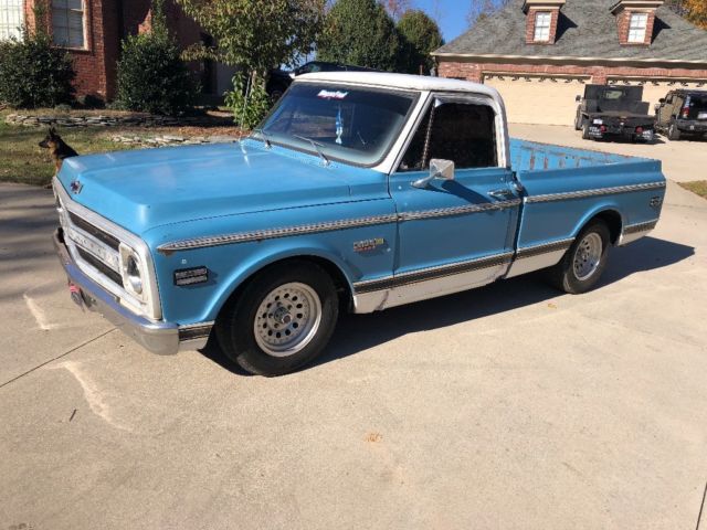 1972 Chevrolet Cheyenne Super C10 Truck Short Bed Fleetside 406 V8 Auto SWB 1972 Chevrolet C-10 Cheyenne super