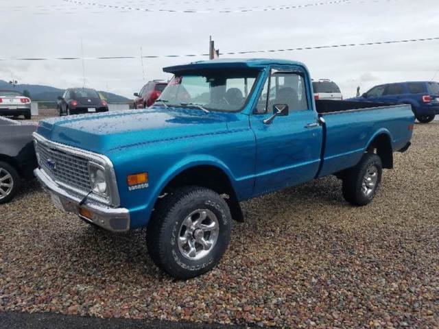 1972 Chevrolet C/K 10 Series CUSTOM Automatic 4WD V8 5.7L Gasoline 1972 Chevrolet C-10 CUSTOM