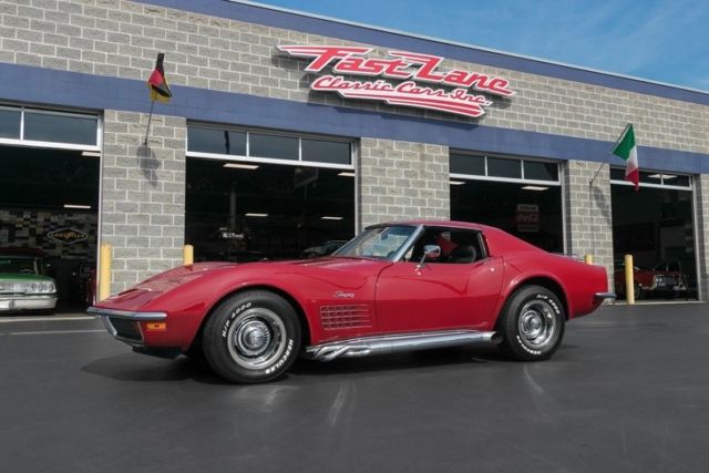 1972 Chevrolet Corvette 4 Speed Numbers Matching 350 V8 Factory Air Conditioning 1972 Chevrolet Corvette 4 Speed w/ A/C