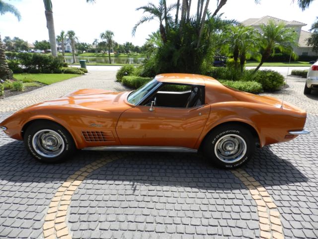 1972 Chevrolet Corvette 49,652 original miles, numbers matching Ontario Orange 1972 Chevrolet Corvette --