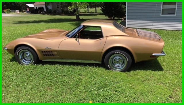 1972 Chevrolet Corvette Automatic RWD Convertible with Hardtop, Recently Painted 1972 Chevrolet Corvette