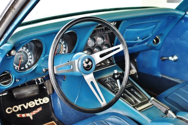 1972 Chevrolet Corvette Convertible 2-Tops A/C PS PB 350 V8 - photo 7