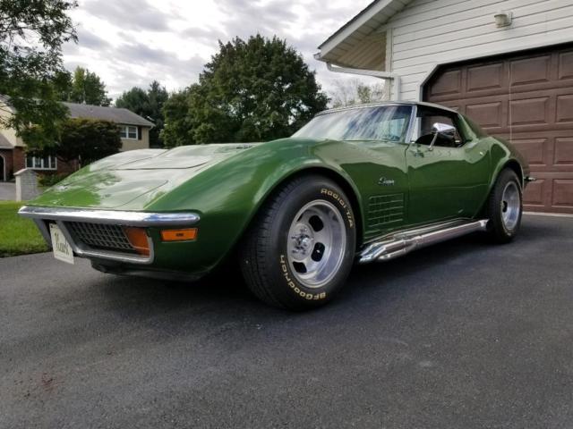 1972 Chevrolet Corvette Coupe. 454, 4-Speed, A/C, Numbers Matching. 48,000 Miles 1972 Chevrolet Corvette Saddle leather