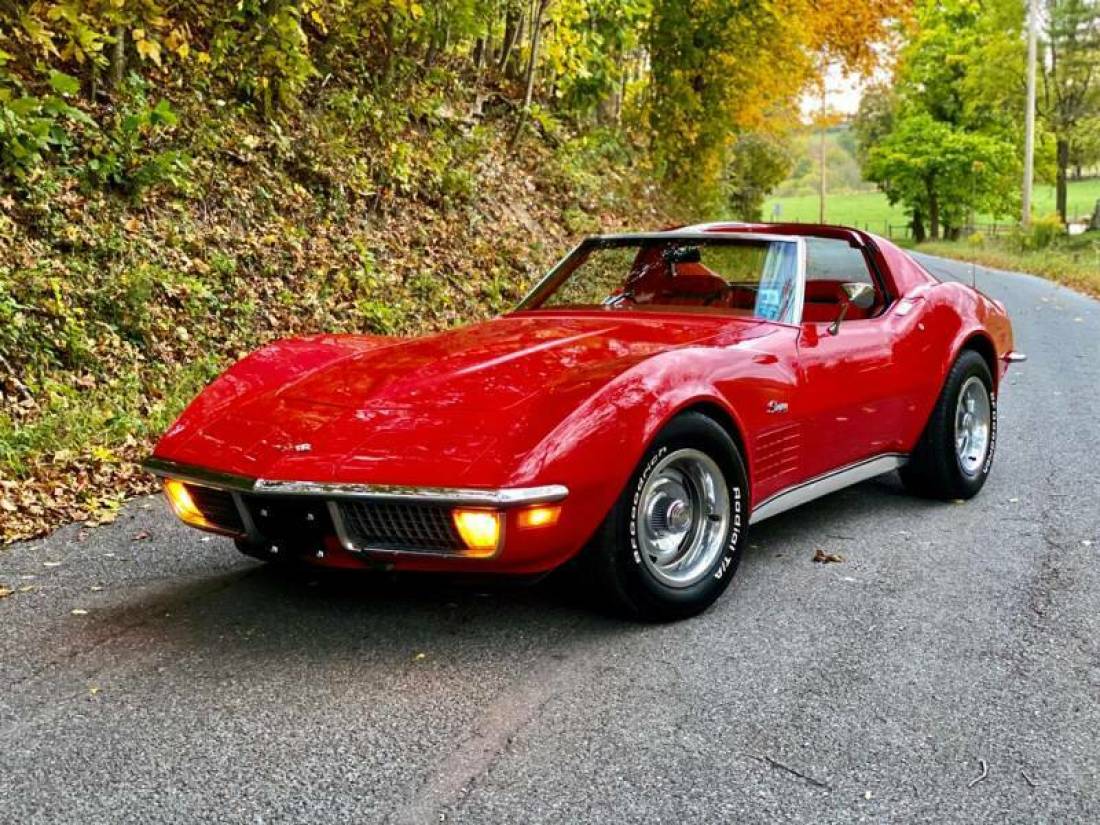 1972 Chevrolet Corvette Orig#sMatch350ci*4spdManual*OrigTankSticker*