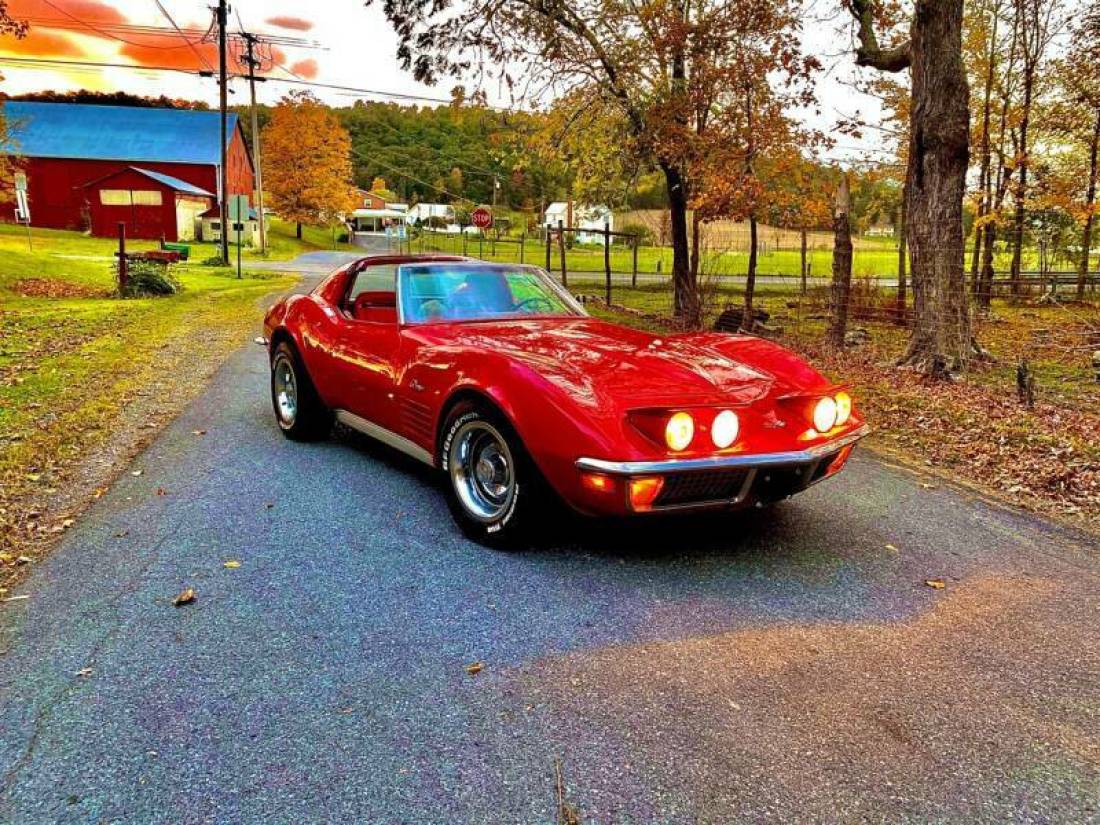 1972 Chevrolet Corvette Orig#sMatch350ci*4spdManual*OrigTankSticker* - photo 2
