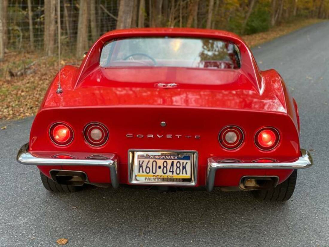 1972 Chevrolet Corvette Orig#sMatch350ci*4spdManual*OrigTankSticker* - photo 6