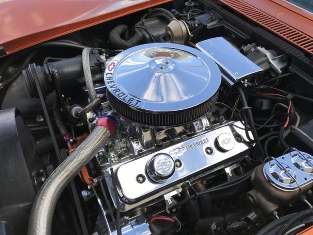 1972 Chevrolet Corvette RESTOMOD ALUM HEAD AC LEATHER 70K SPENT ON RESTORA - photo 8
